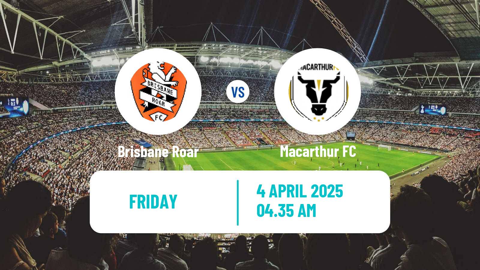 Soccer Australian A-League Brisbane Roar - Macarthur FC