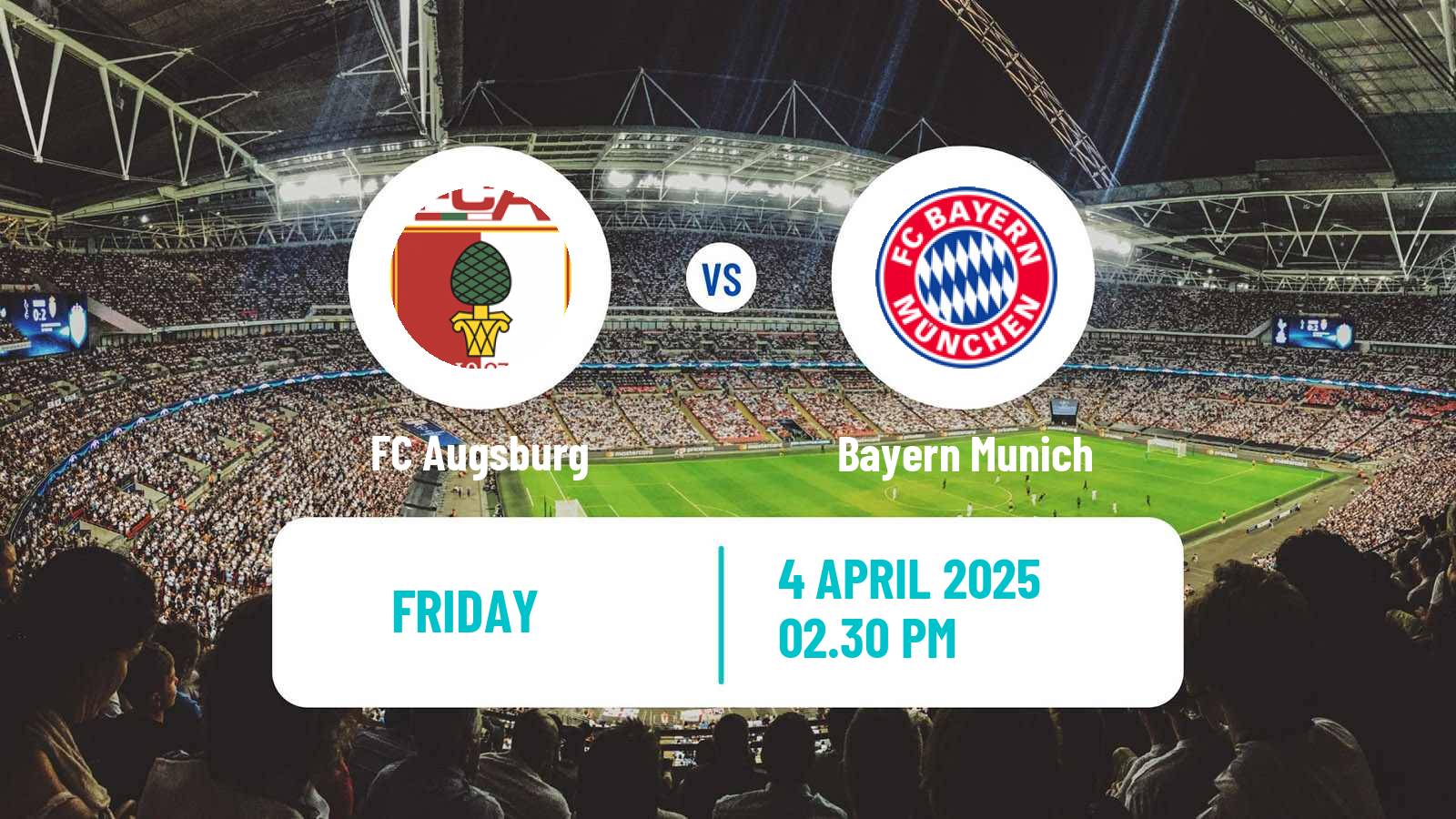 Soccer German Bundesliga Augsburg - Bayern Munich