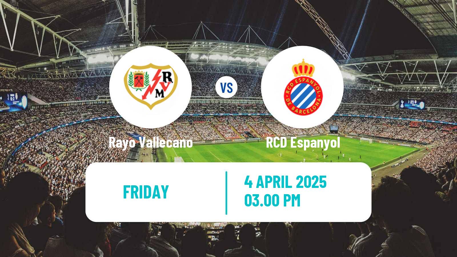Football Spanish LaLiga Rayo Vallecano - Espanyol