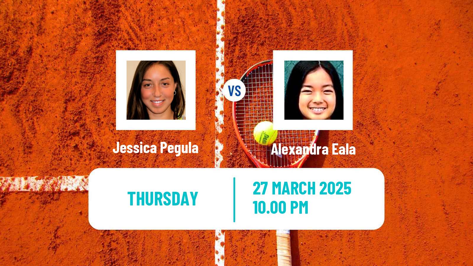 Tennis WTA Miami Jessica Pegula - Alexandra Eala