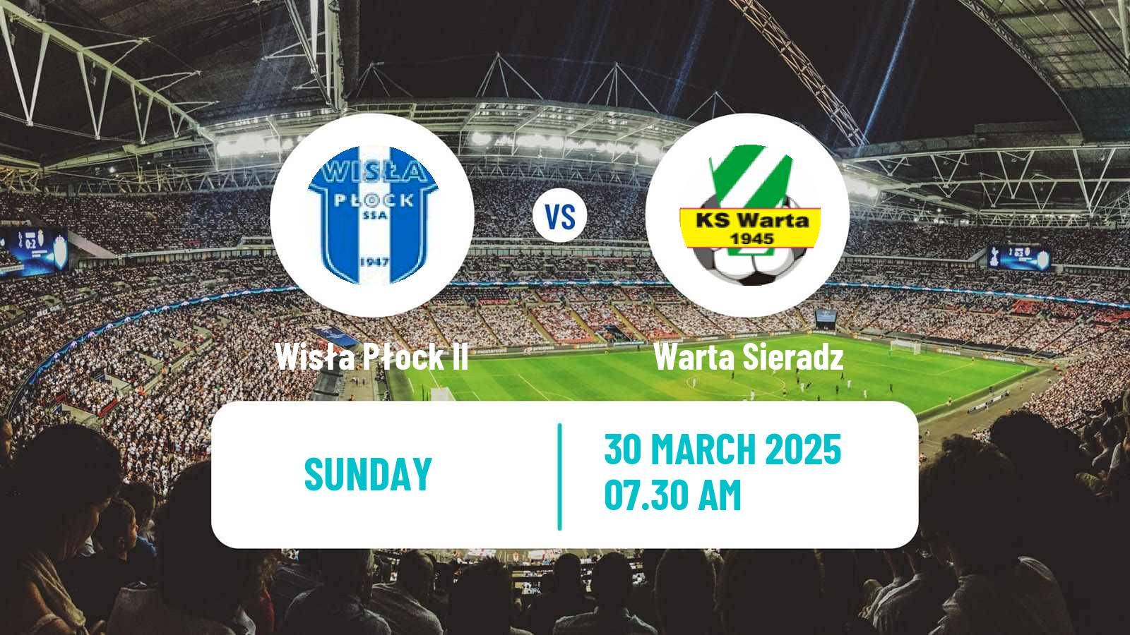 Soccer Polish Division 3 - Group I Wisła Płock II - Warta Sieradz