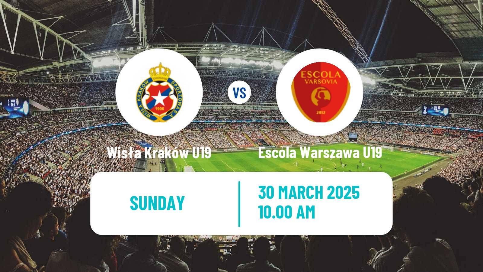 Soccer Polish Central Youth League Wisła Kraków U19 - Escola Warszawa U19