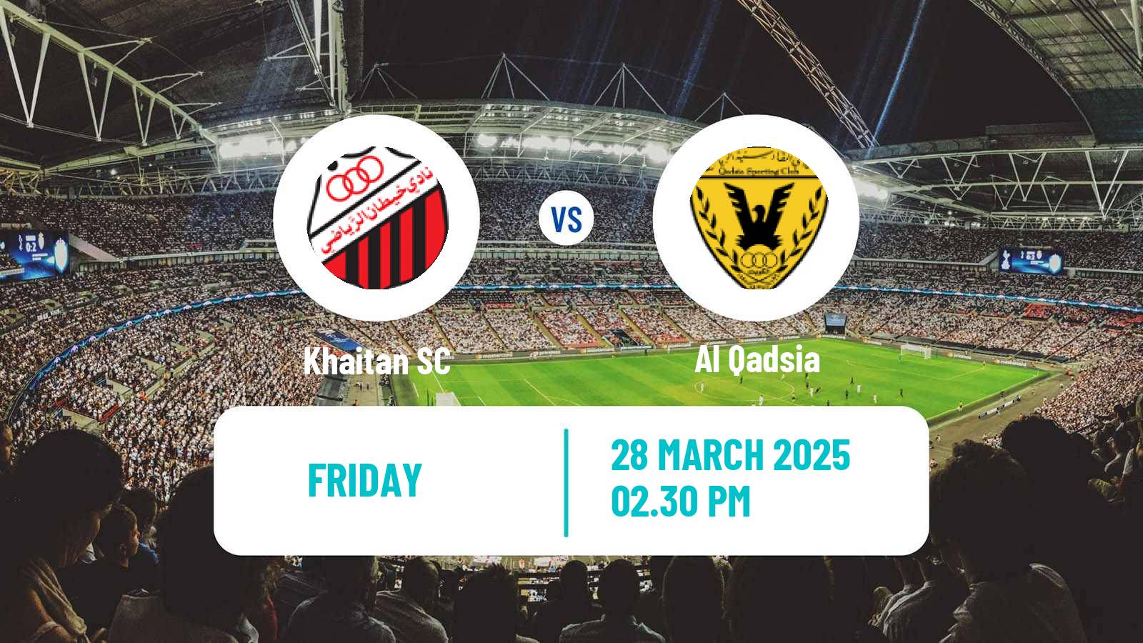 Soccer Kuwaiti Premier League Khaitan - Al Qadsia