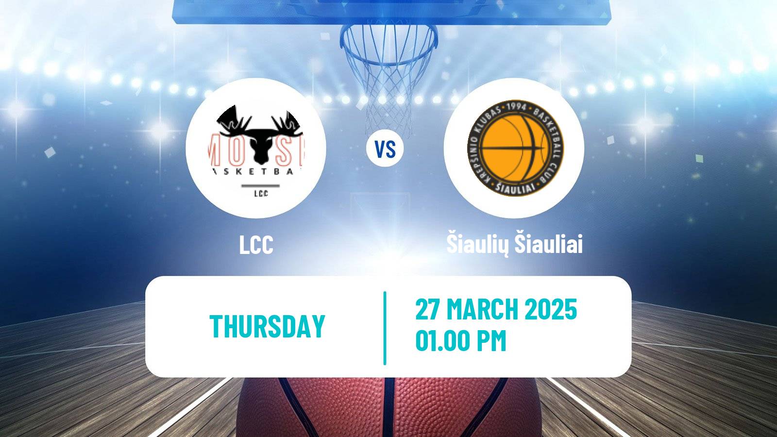 Basketball WBBL LCC - Šiaulių Šiauliai