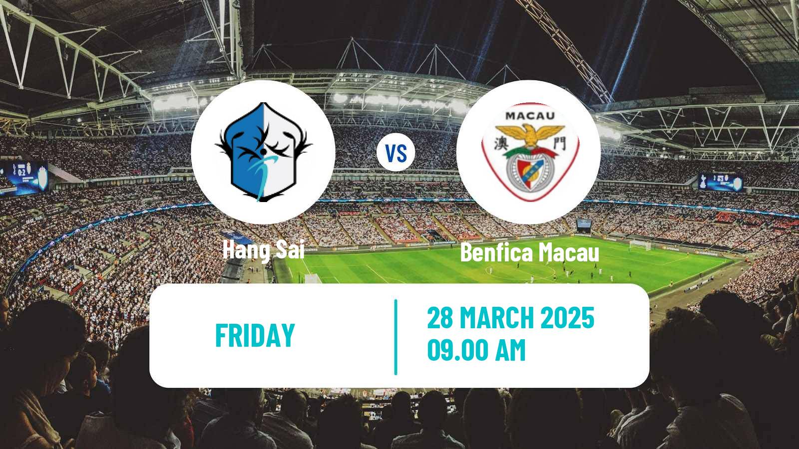 Soccer Macao Elite League Hang Sai - Benfica Macau