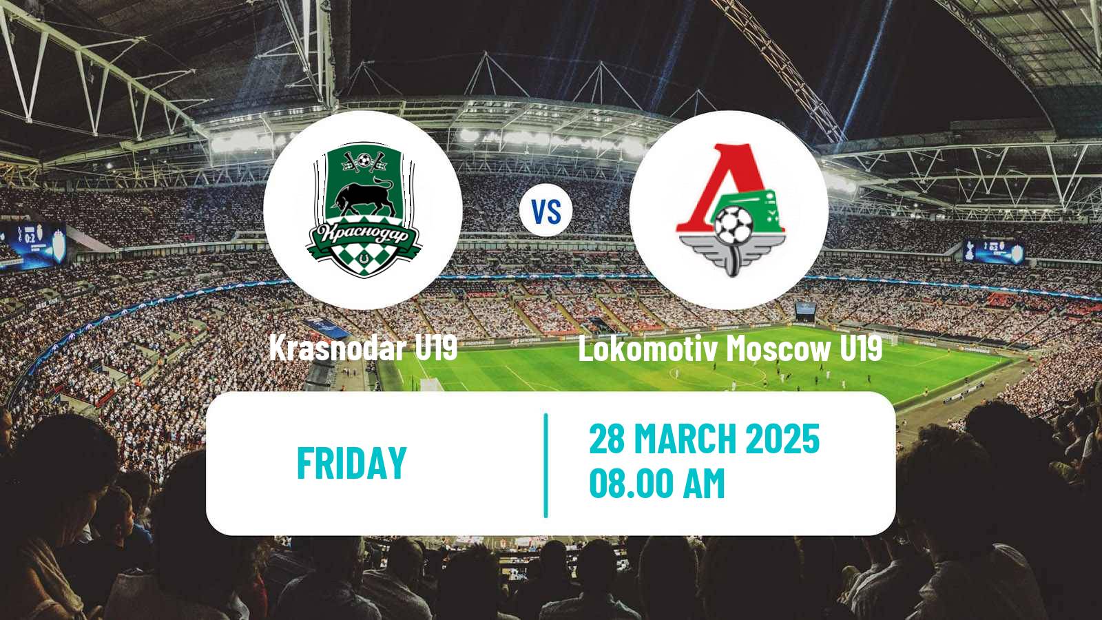 Football Russian Youth League Krasnodar U19 - Lokomotiv Moscow U19