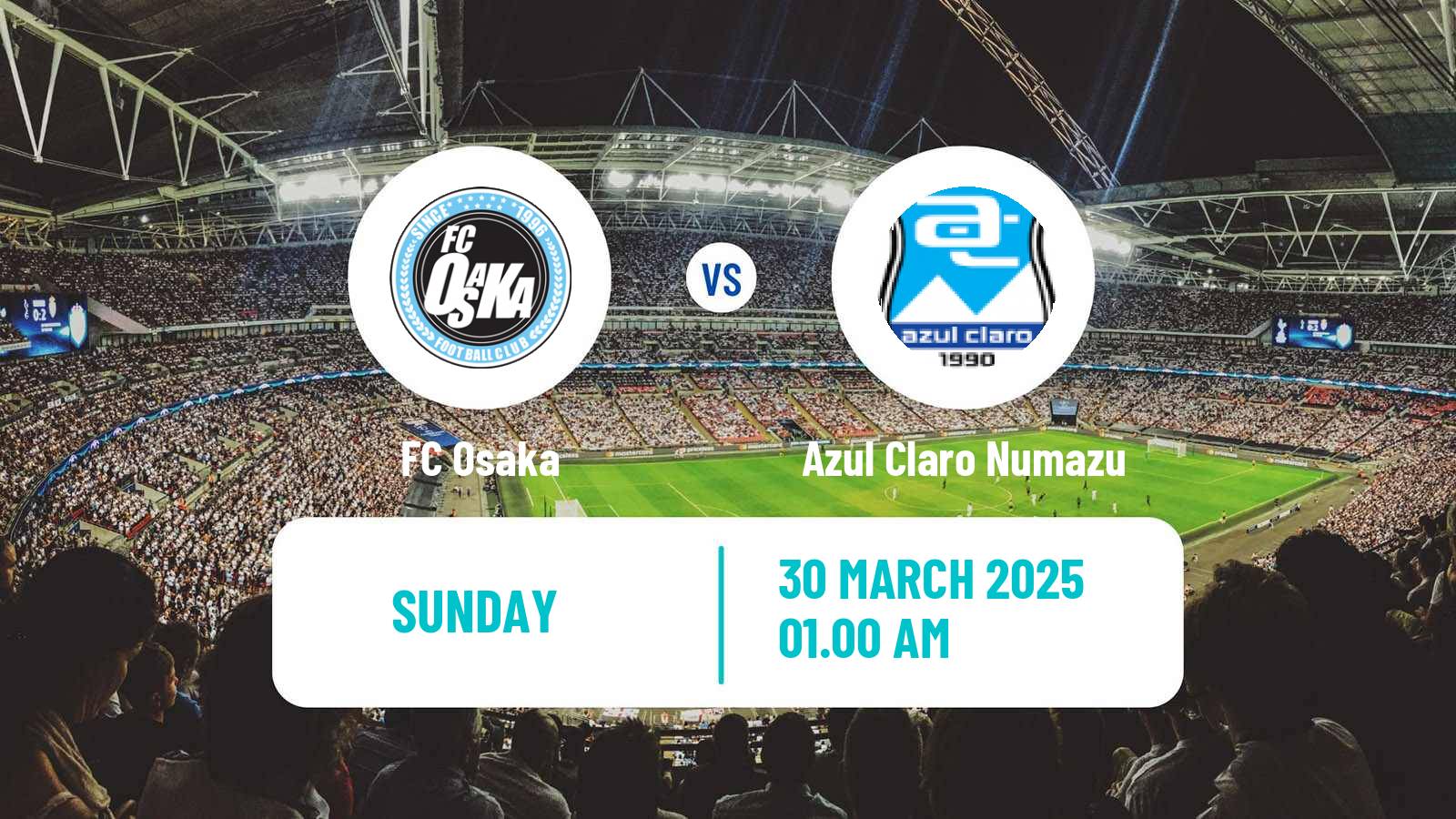 Soccer Japan J3 League Osaka - Azul Claro Numazu