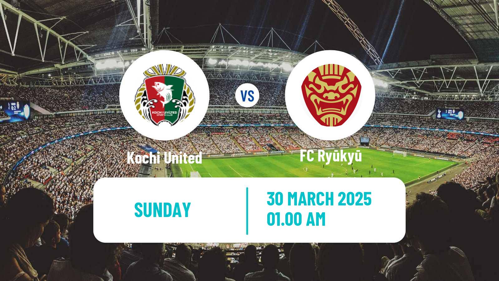 Soccer Japan J3 League Kochi United - Ryūkyū
