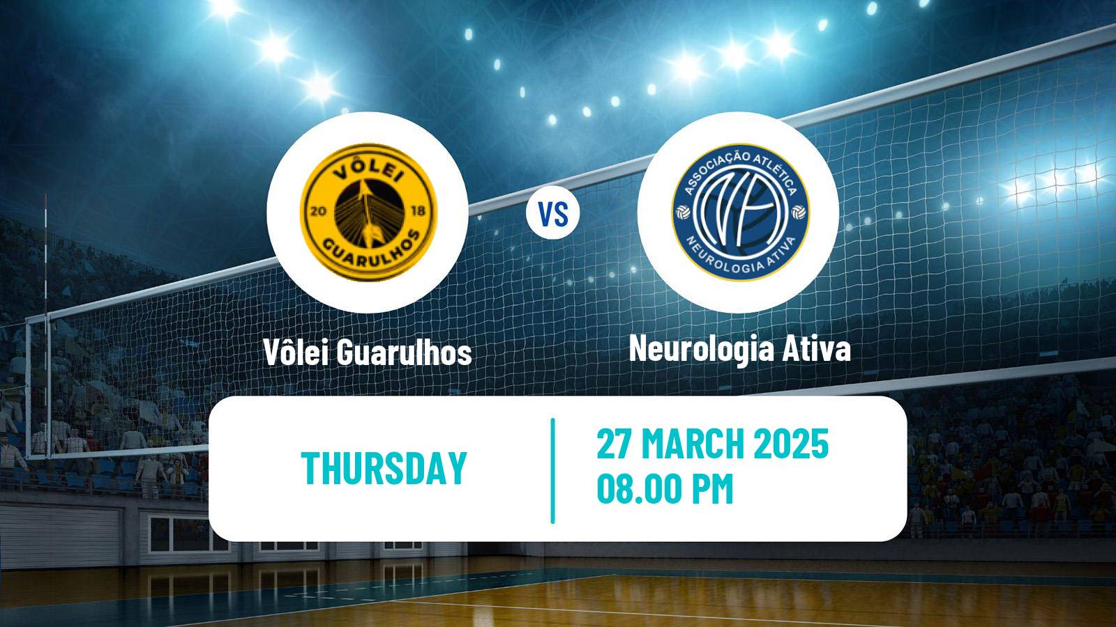 Volleyball Brazilian SuperLiga Volleyball Vôlei Guarulhos - Neurologia Ativa