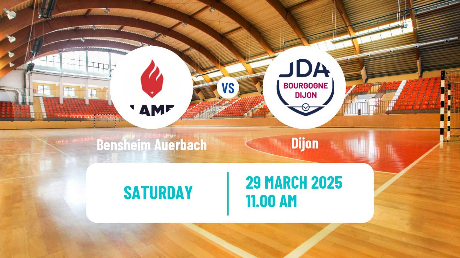 Handball EHF European League Women Bensheim Auerbach - Dijon