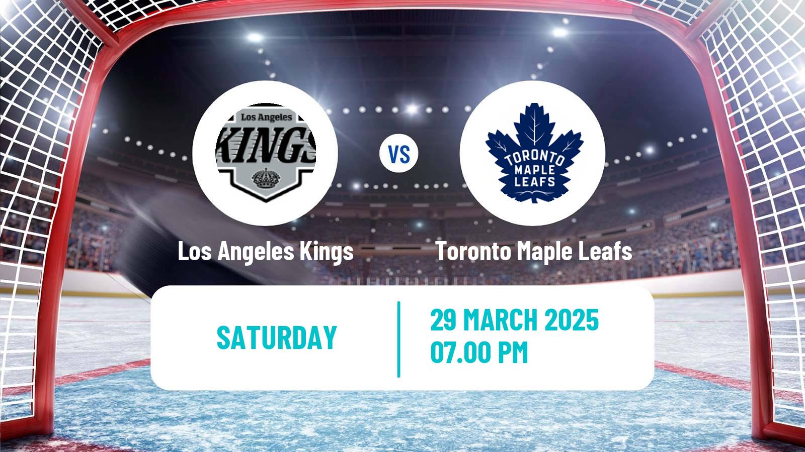 Hockey NHL Los Angeles Kings - Toronto Maple Leafs