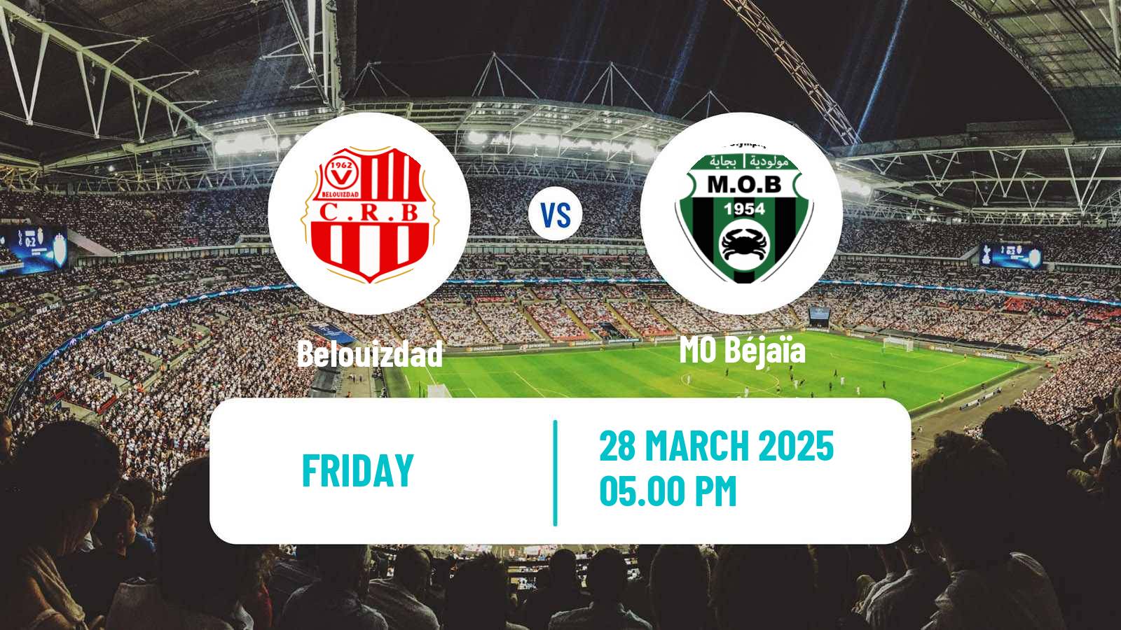Soccer Algerian Cup Belouizdad - MO Béjaïa