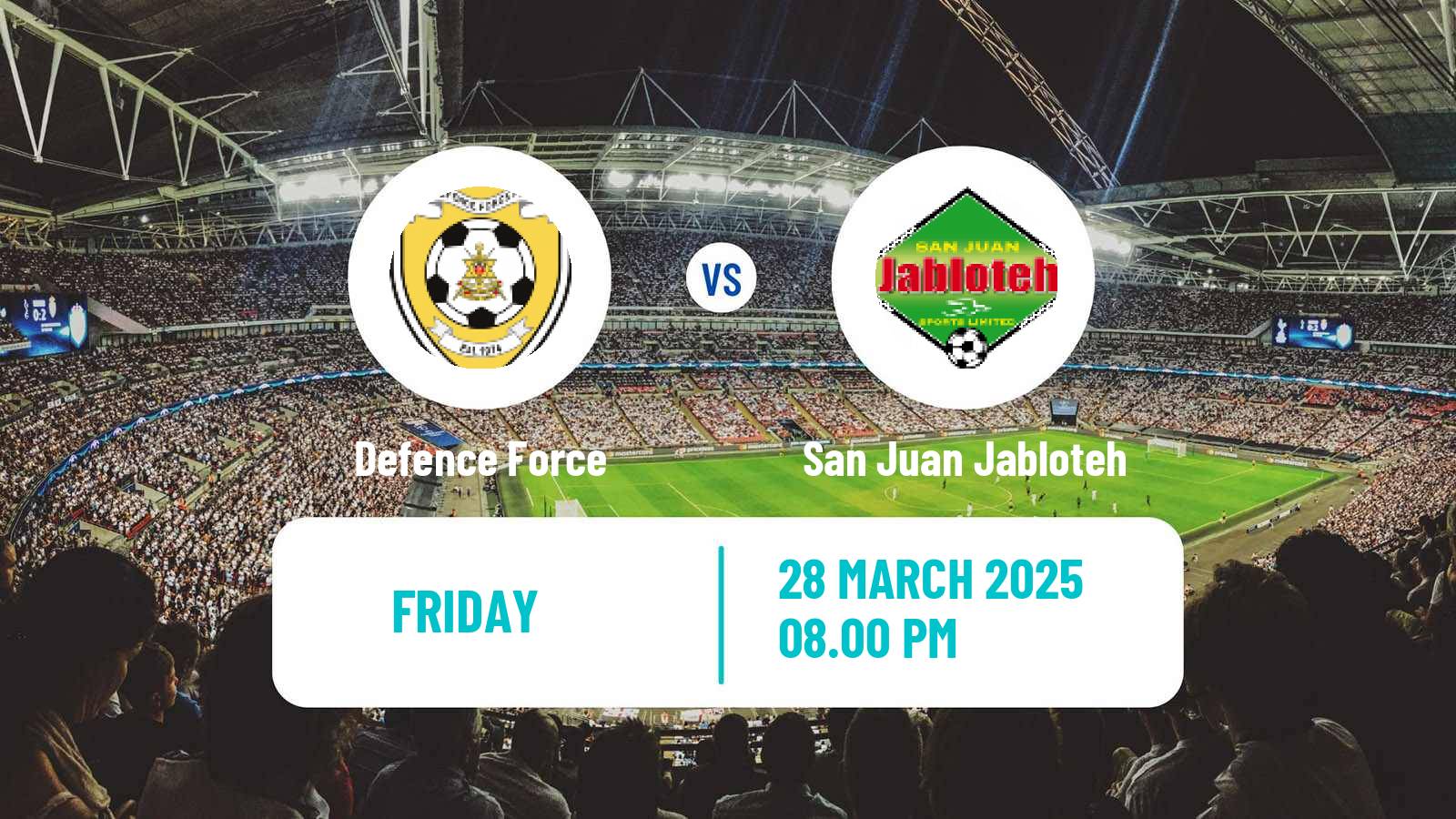 Soccer Trinidad and Tobago Premier League Defence Force - San Juan Jabloteh