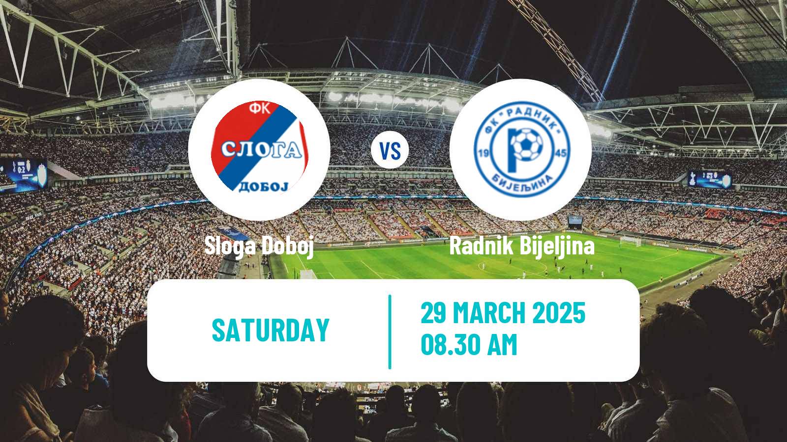 Soccer Bosnian Premier League Sloga Doboj - Radnik Bijeljina