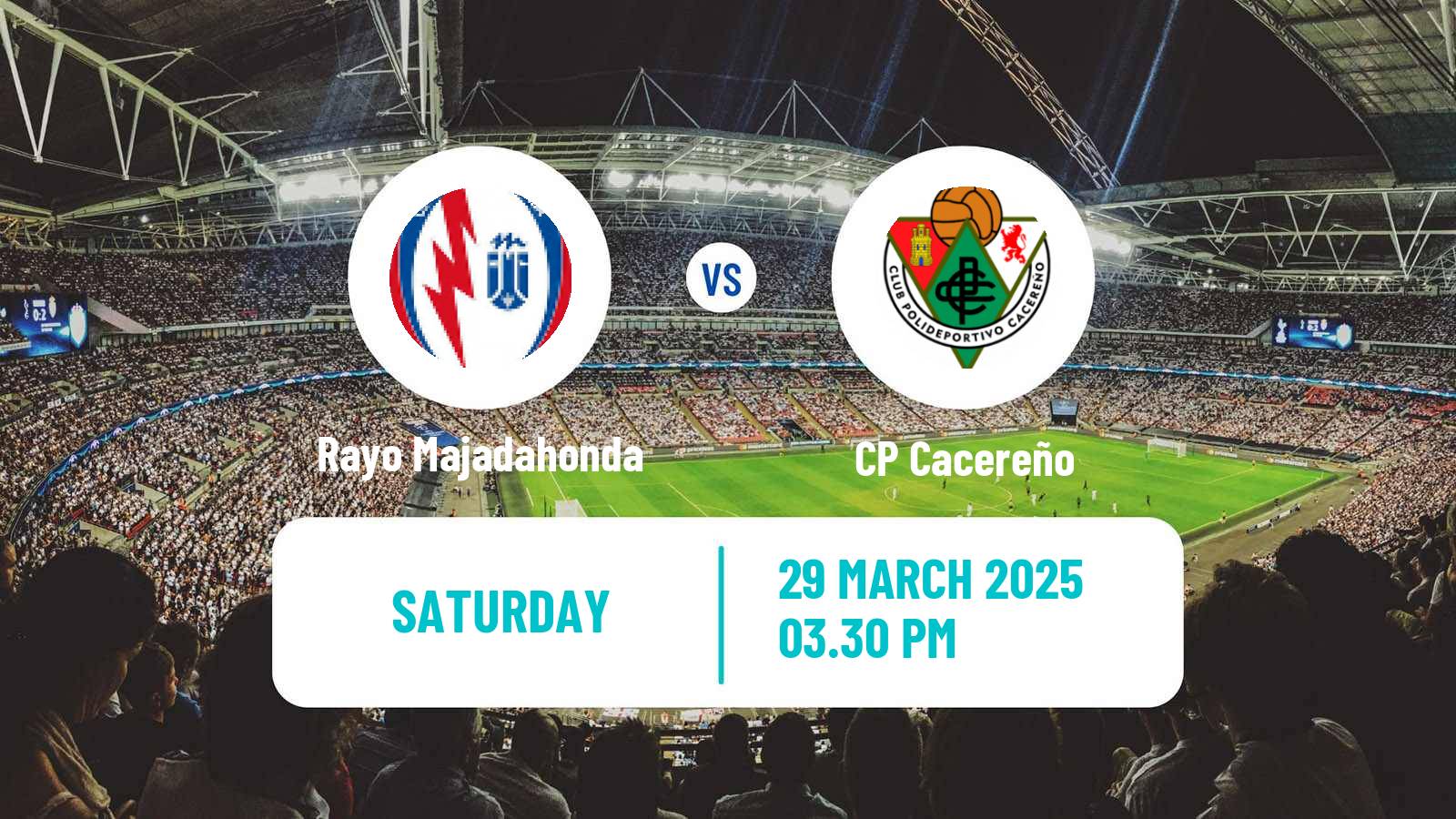 Soccer Spanish Segunda RFEF - Group 5 Rayo Majadahonda - Cacereño