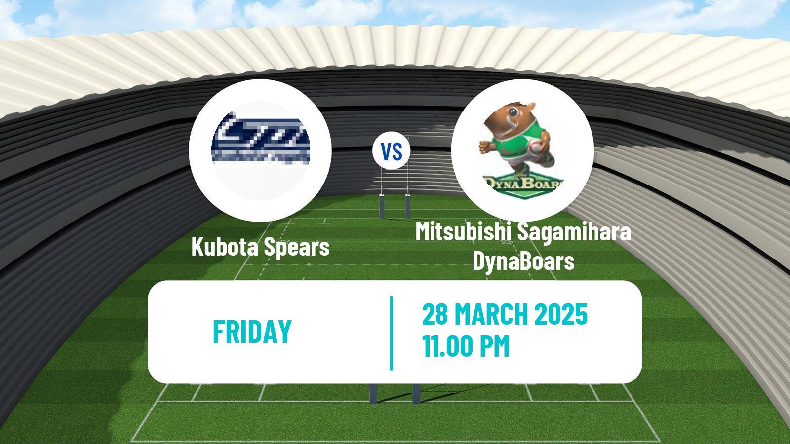 Rugby union Japan League One Rugby Union Kubota Spears - Mitsubishi Sagamihara DynaBoars