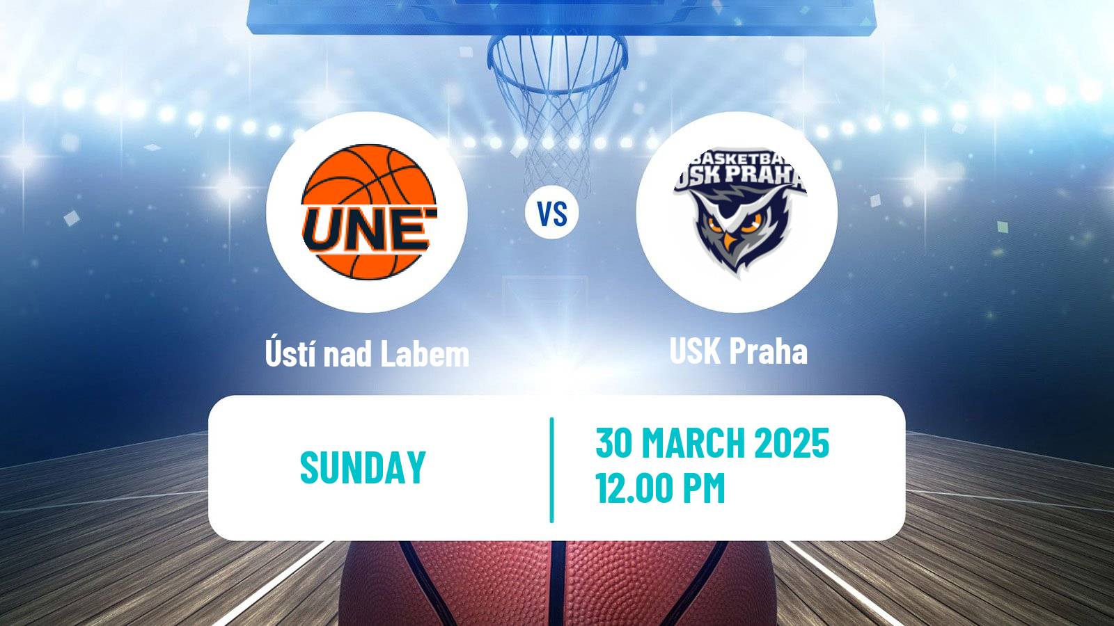 Basketball Czech NBL Ústí nad Labem - USK Praha