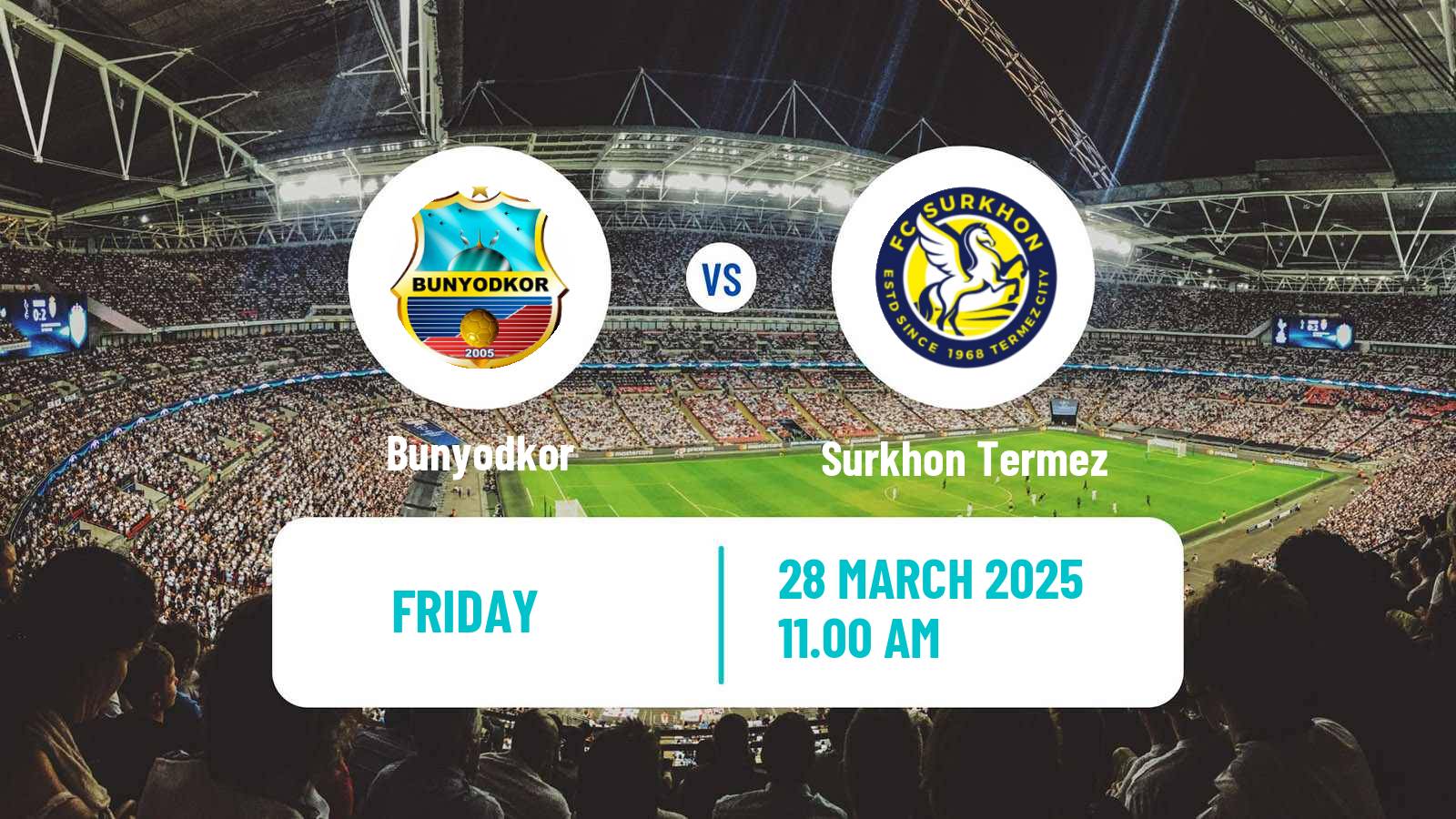 Football Uzbek League Bunyodkor - Surkhon Termez