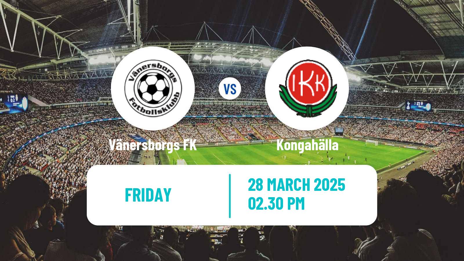 Soccer Swedish Division 2 - Norra Götaland Vänersborgs FK - Kongahälla