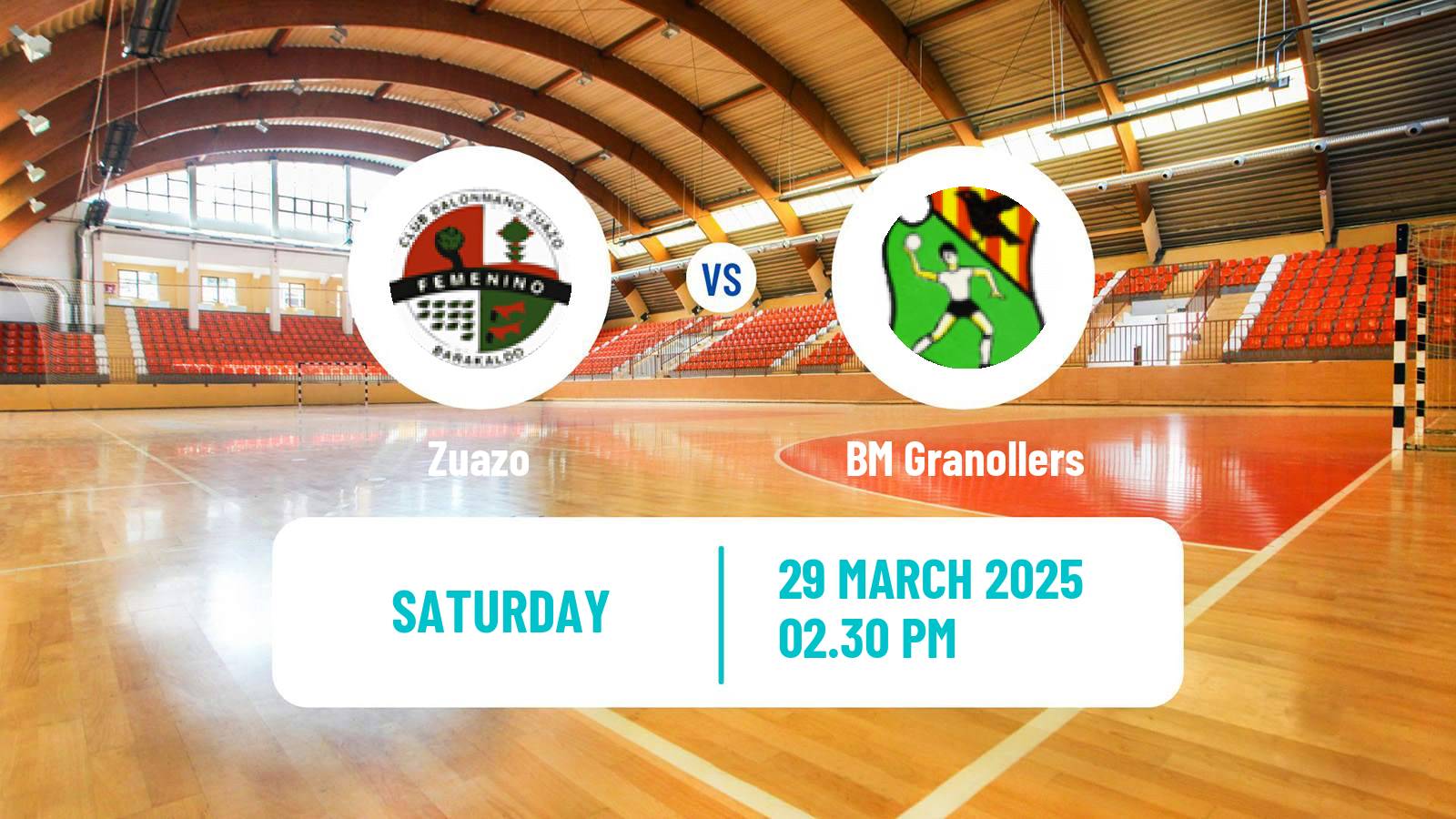 Handball Spanish División de Honor Handball Women Zuazo - BM Granollers