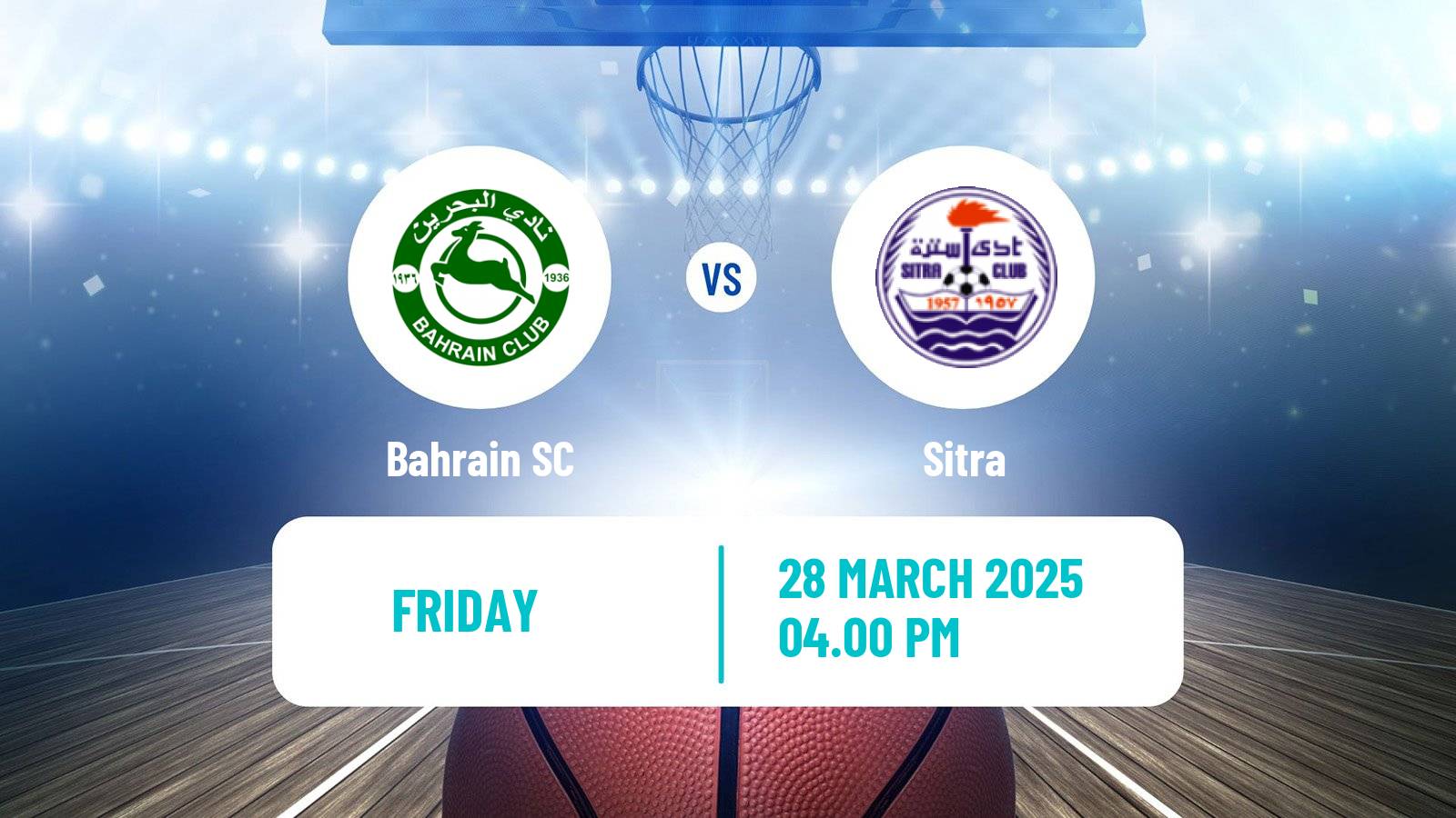 Basketball Bahraini Premier League Basketball Bahrain SC - Sitra