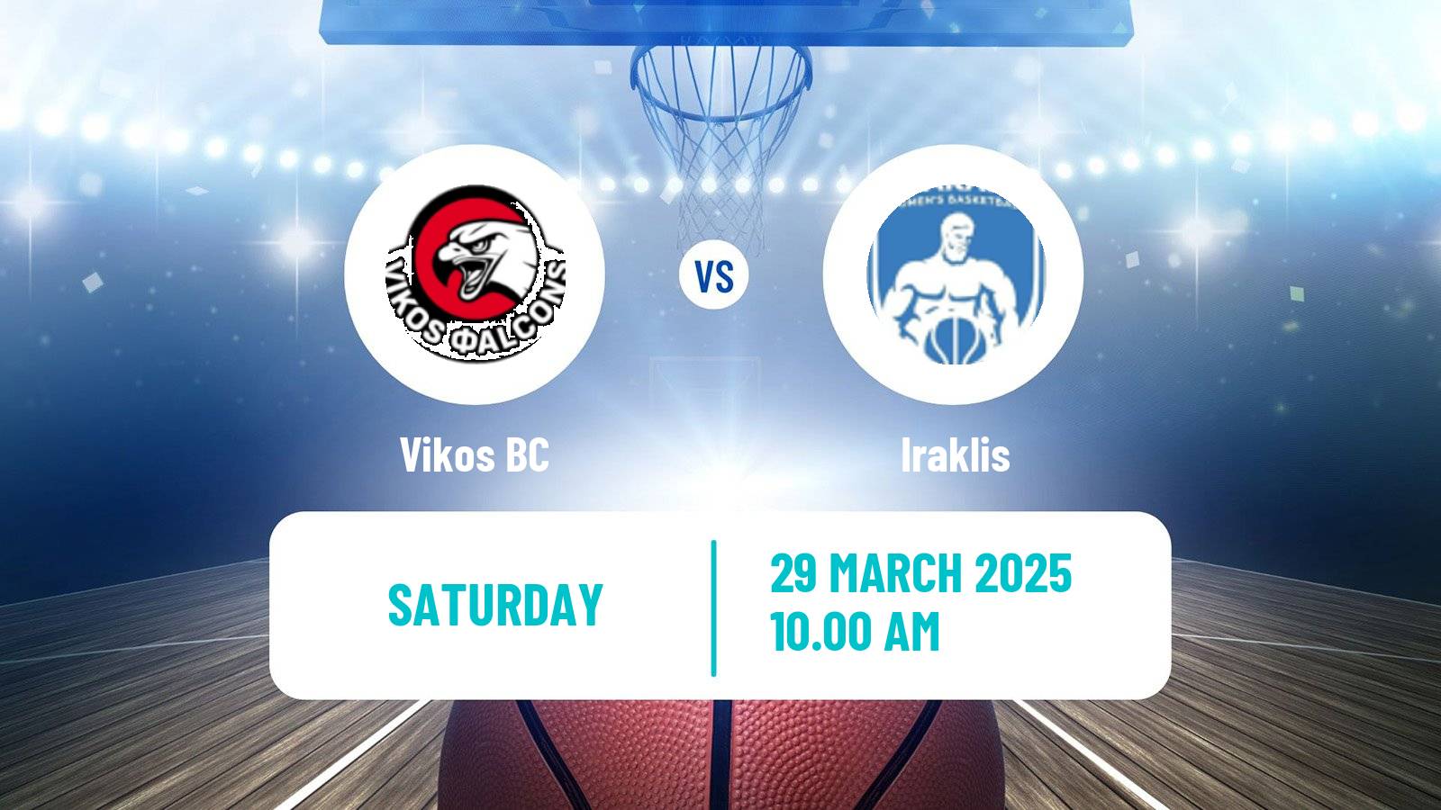Basketball Greek Elite League Basketball Vikos - Iraklis