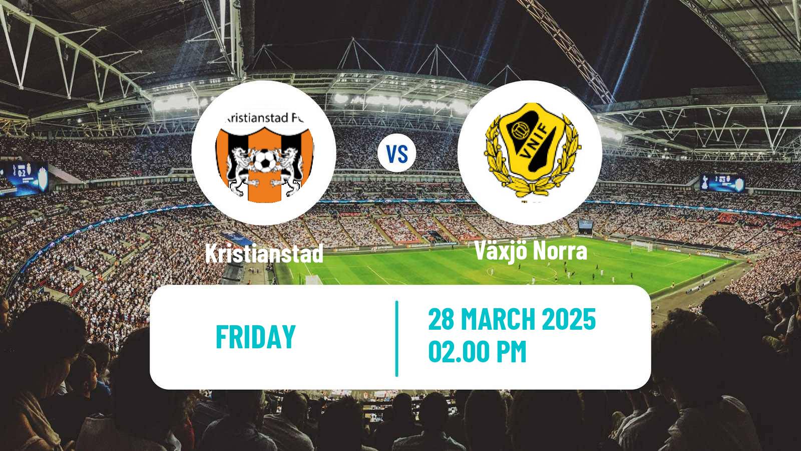 Soccer Swedish Division 2 - Södra Götaland Kristianstad - Växjö Norra