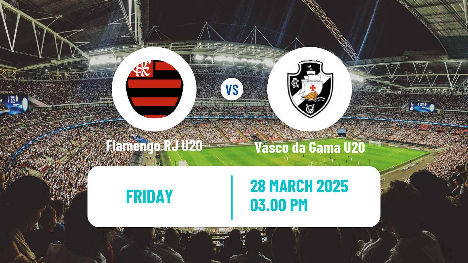 Soccer Brasileiro U20 Flamengo RJ U20 - Vasco da Gama U20
