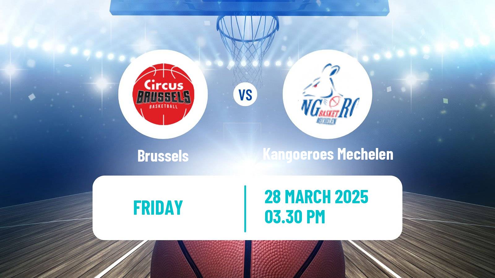 Basketball BNXT League Brussels - Kangoeroes Mechelen