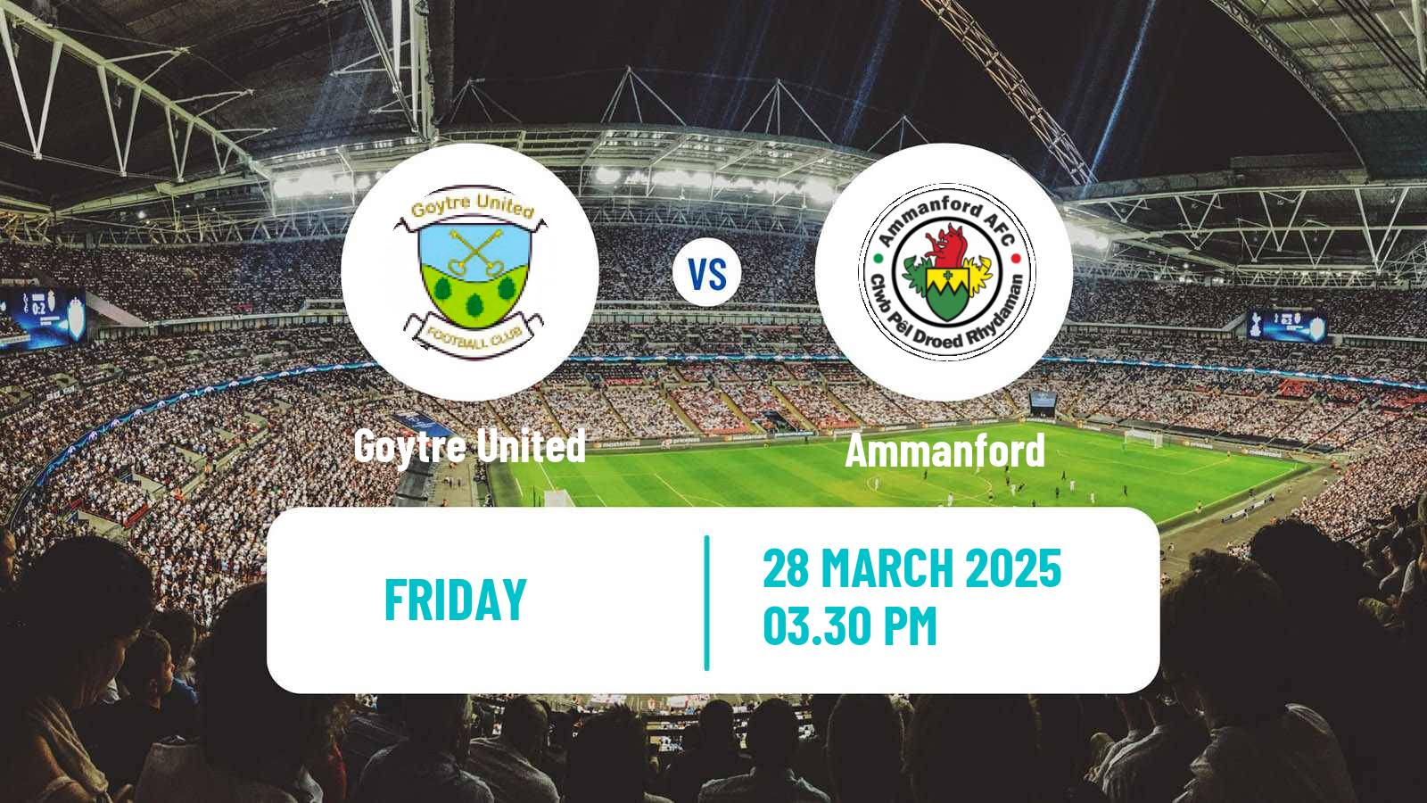 Soccer Welsh Cymru South Goytre United - Ammanford