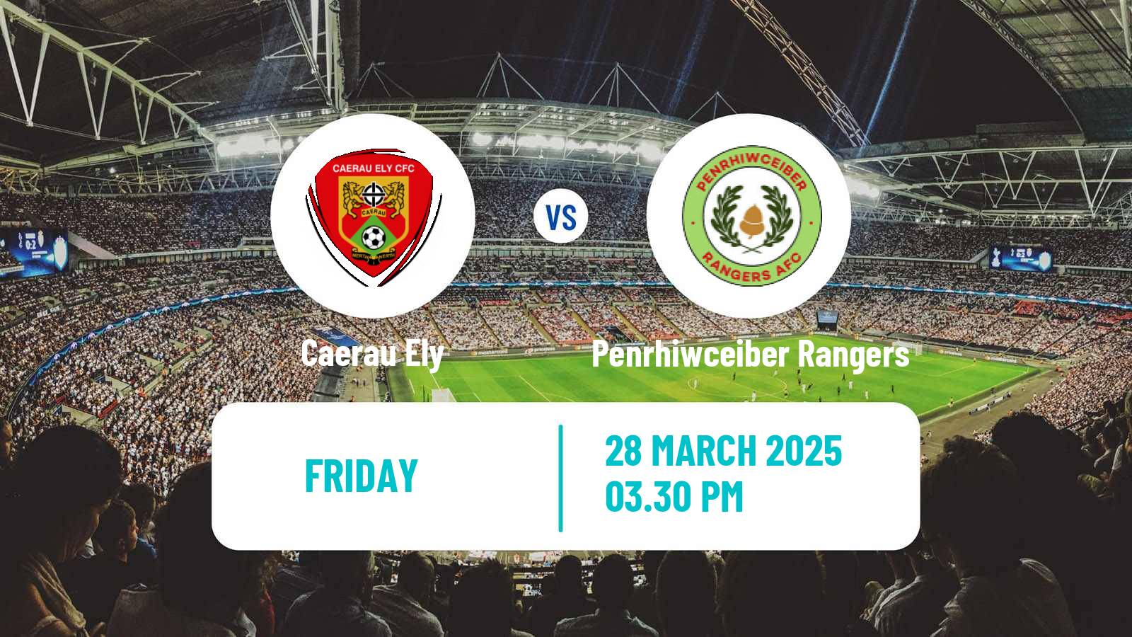 Soccer Welsh Cymru South Caerau Ely - Penrhiwceiber Rangers