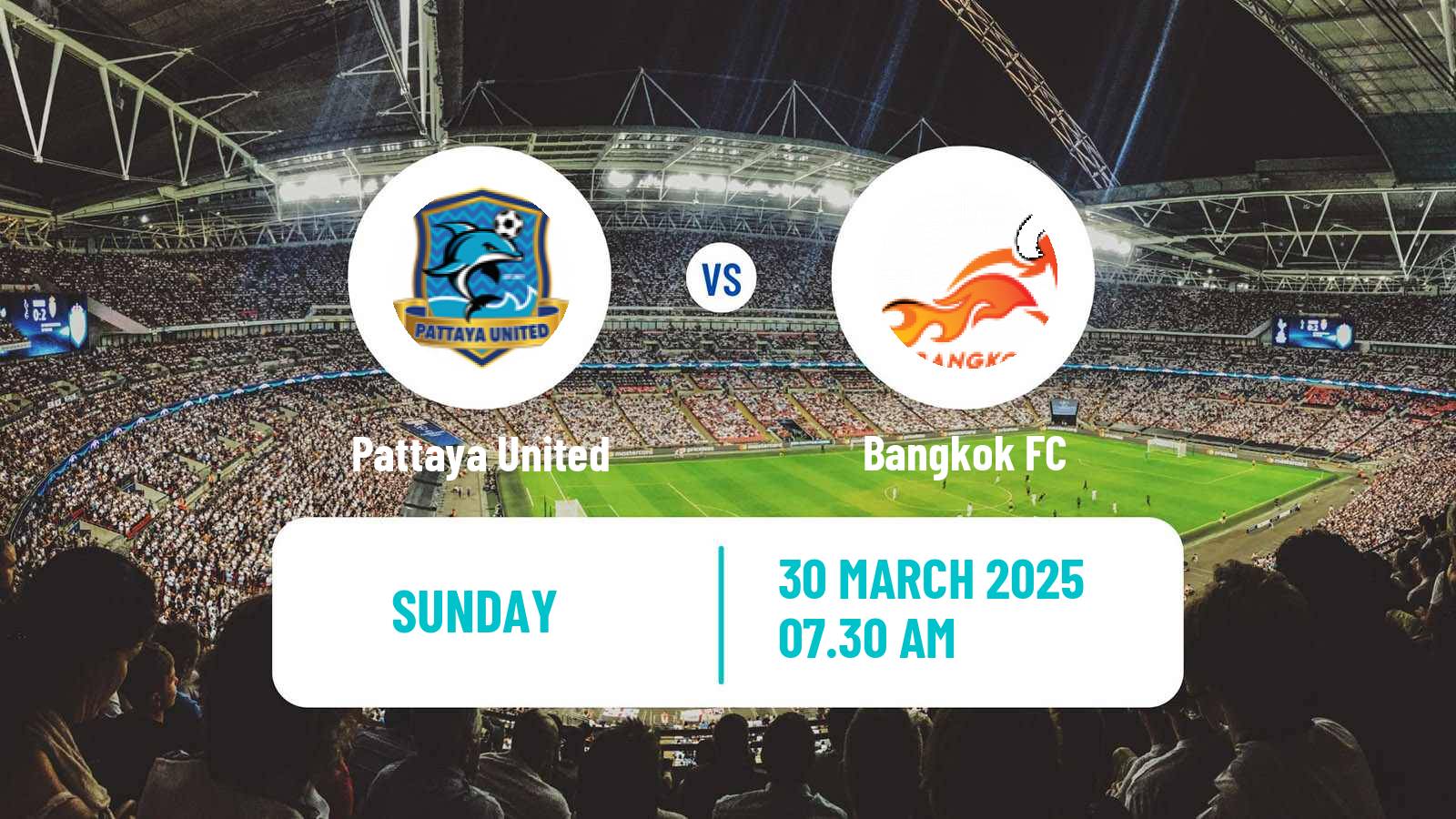 Soccer Thai League 2 Pattaya United - Bangkok FC