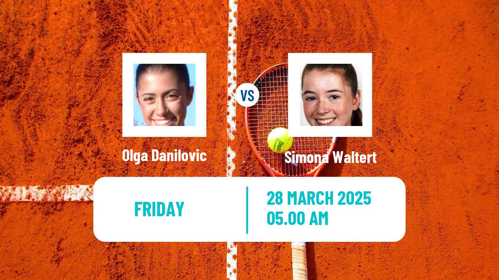Tennis Antalya 2 Challenger Women Olga Danilovic - Simona Waltert