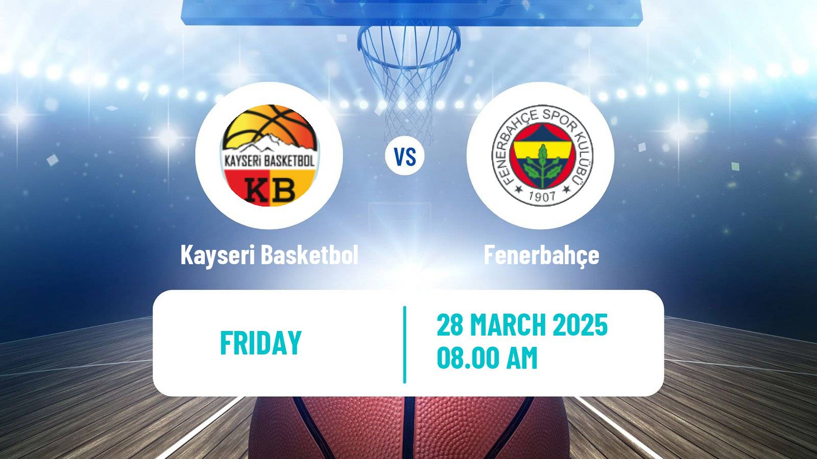 Basketball Turkish Basketball League Women Kayseri Basketbol - Fenerbahçe