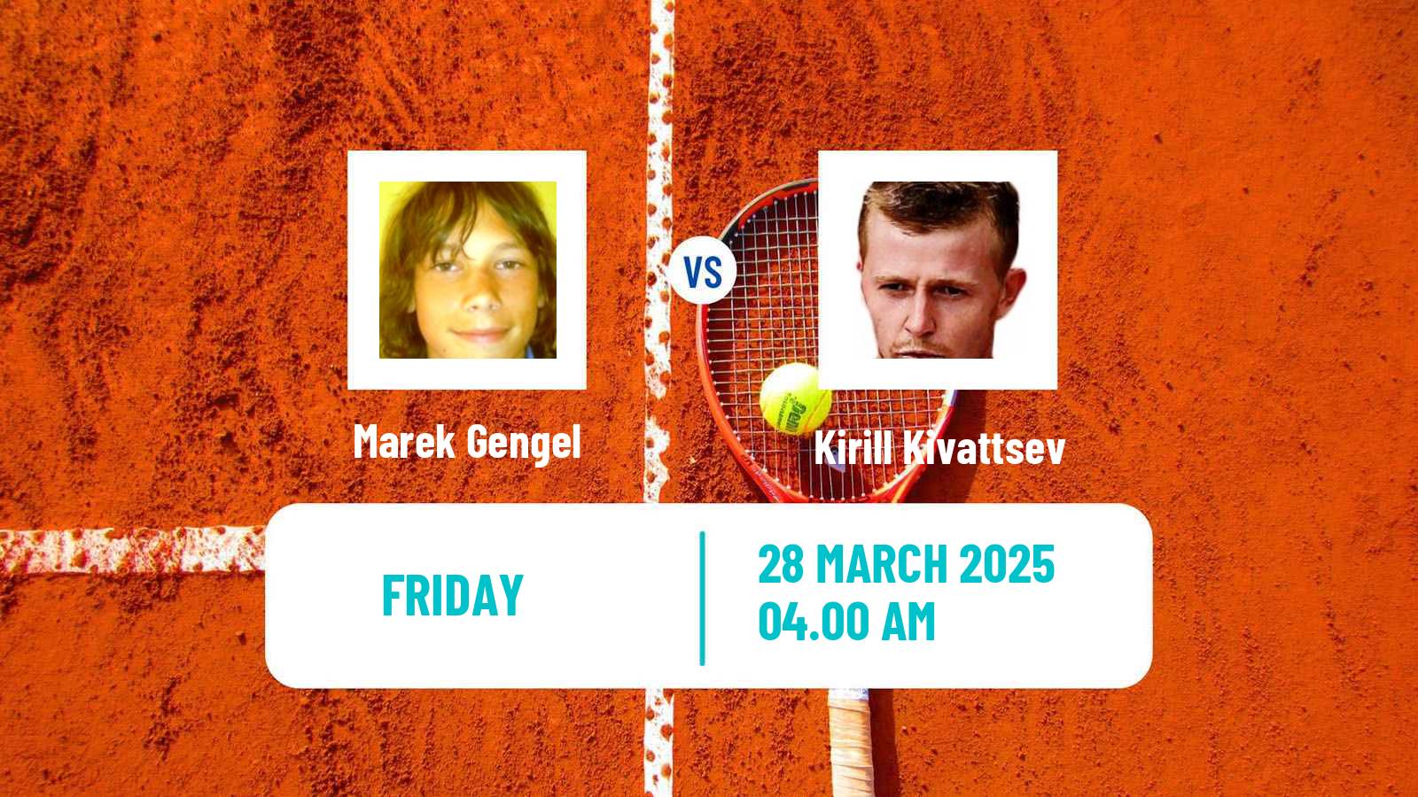 Tennis ITF M15 Sharm Elsheikh 9 Men Marek Gengel - Kirill Kivattsev