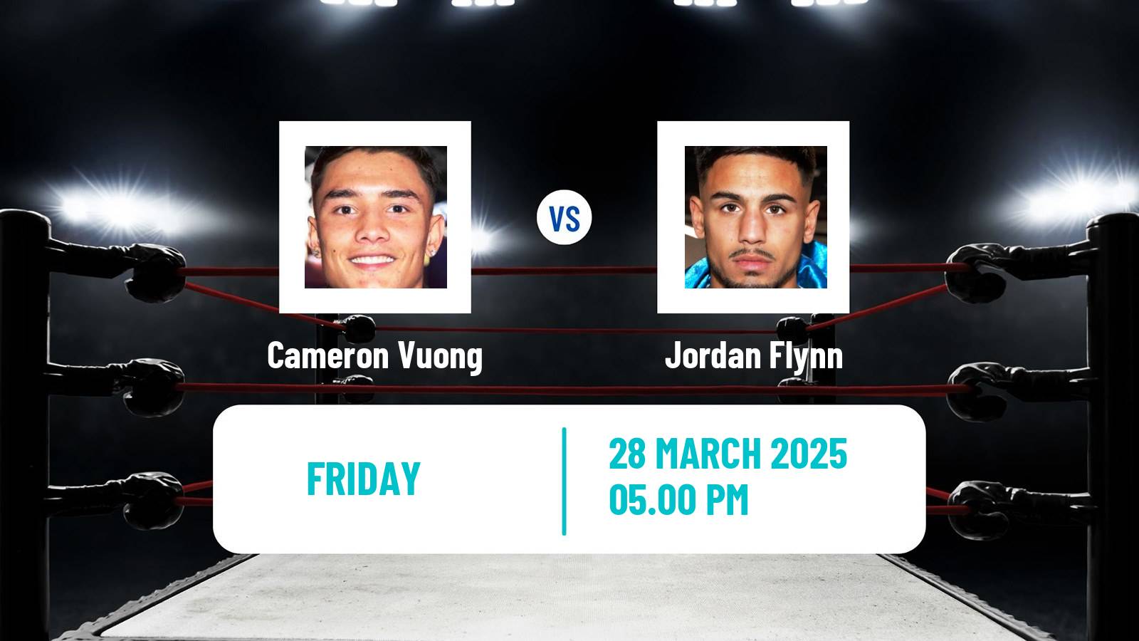 Boxing Lightweight WBO European Title Men 2025 Cameron Vuong - Jordan Flynn