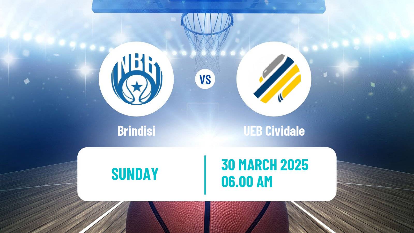 Basketball Italian Serie A2 Basketball Brindisi - Cividale