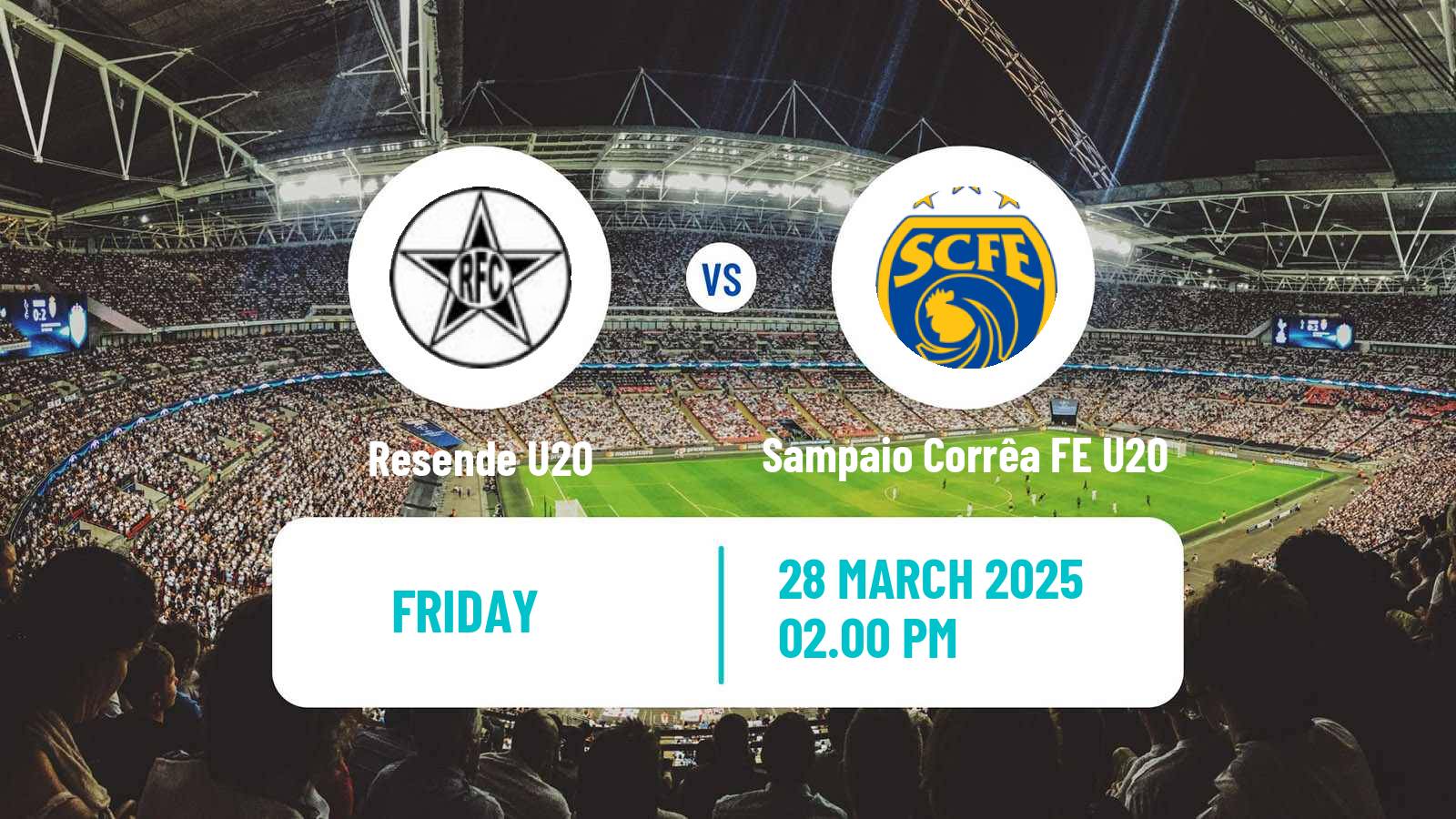Soccer Brazilian Copa Rio U20 Resende U20 - Sampaio Corrêa FE U20