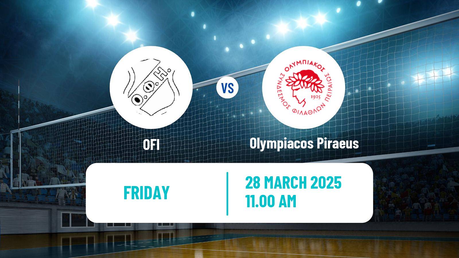 Volleyball Greek Cup Volleyball OFI - Olympiacos Piraeus