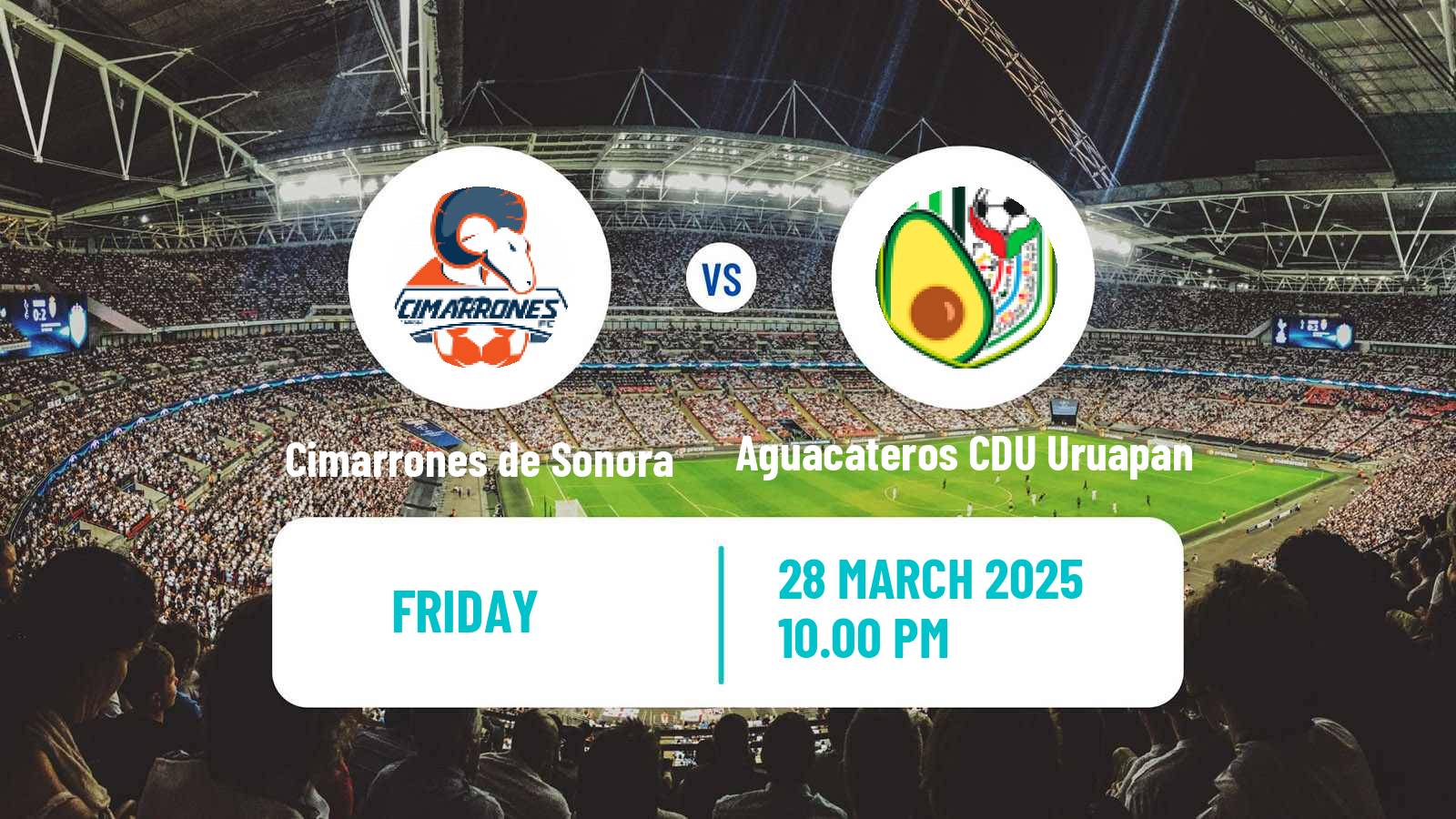 Soccer Mexican Liga Premier Serie A Cimarrones de Sonora - Aguacateros CDU Uruapan