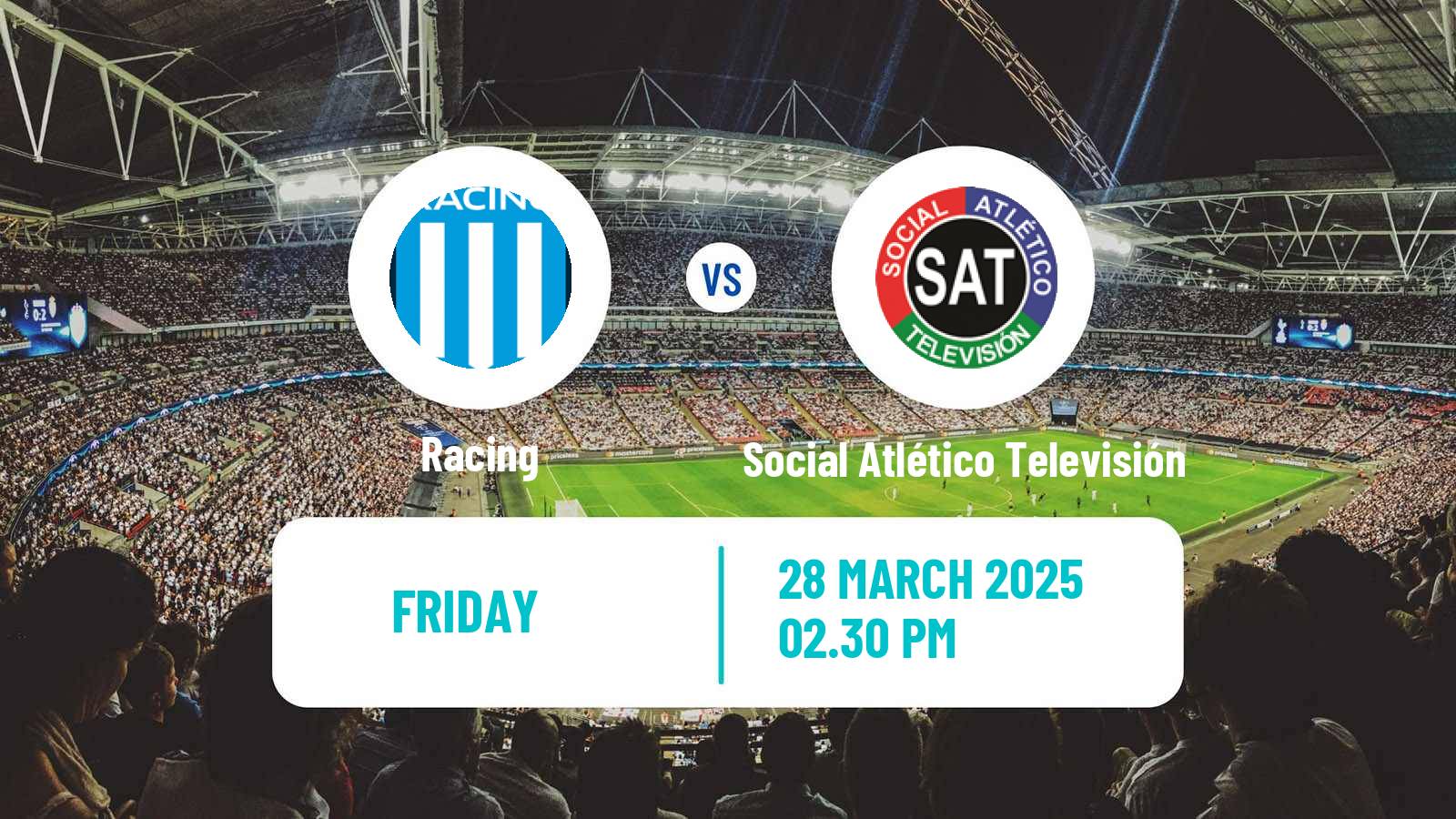 Soccer Argentinian Primera A Women Racing - Social Atlético Televisión