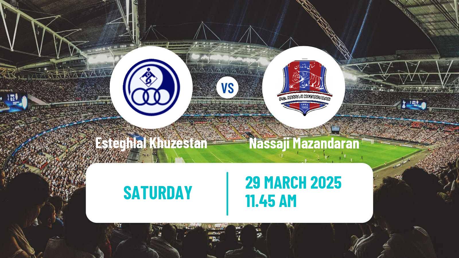 Soccer Iran Pro League Esteghlal Khuzestan - Nassaji Mazandaran
