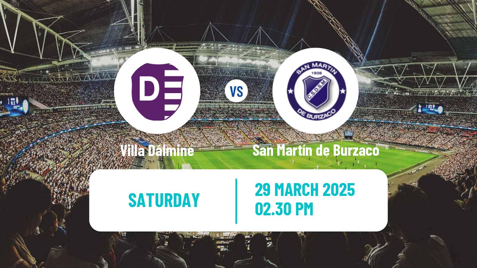 Soccer Argentinian Primera B Villa Dálmine - San Martín de Burzaco