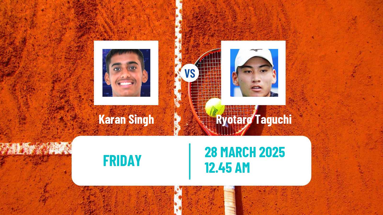 Tennis ITF M25 Ahmedabad Men Karan Singh - Ryotaro Taguchi