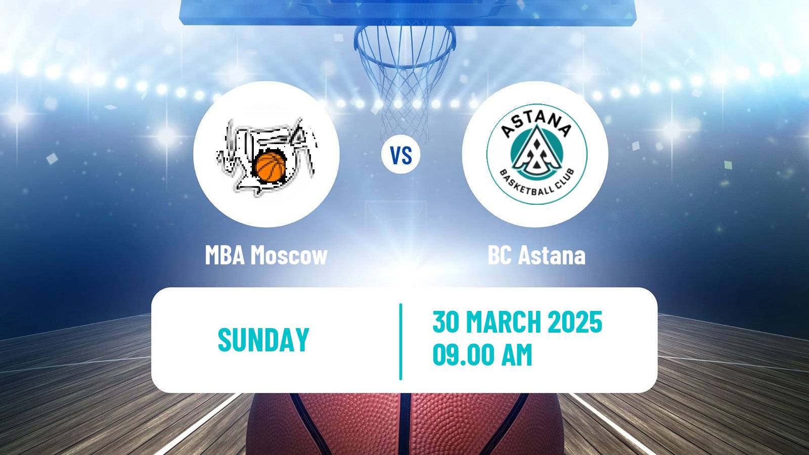 Basketball VTB United League MBA Moscow - Astana