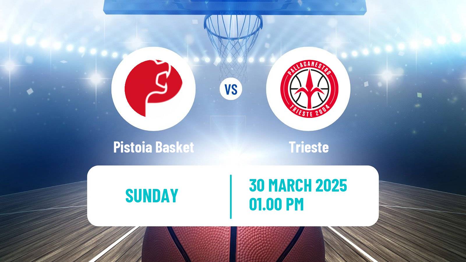 Basketball Italian Lega A Basketball Pistoia Basket - Trieste