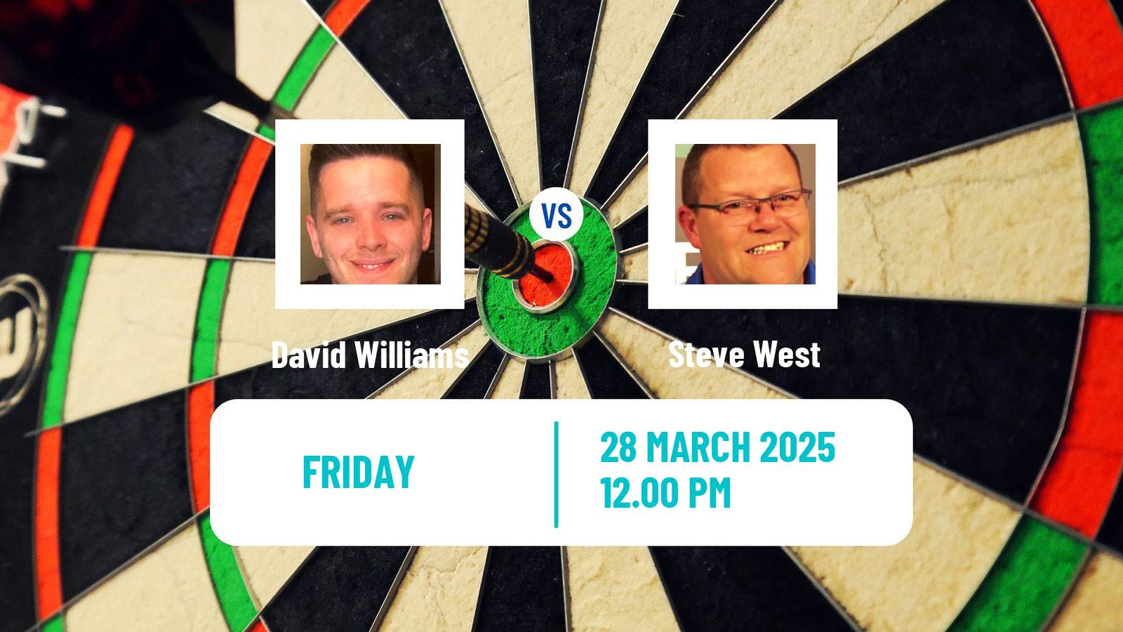 Darts Modus Super Series David Williams - Steve West