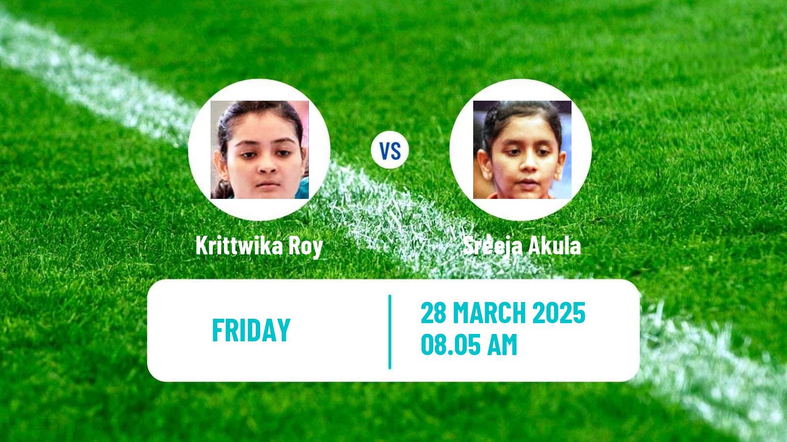 Table tennis Wtt Star Contender Chennai Women Krittwika Roy - Sreeja Akula