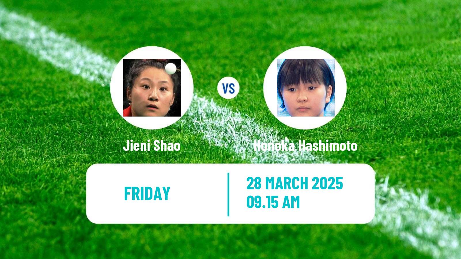 Table tennis Wtt Star Contender Chennai Women Jieni Shao - Honoka Hashimoto