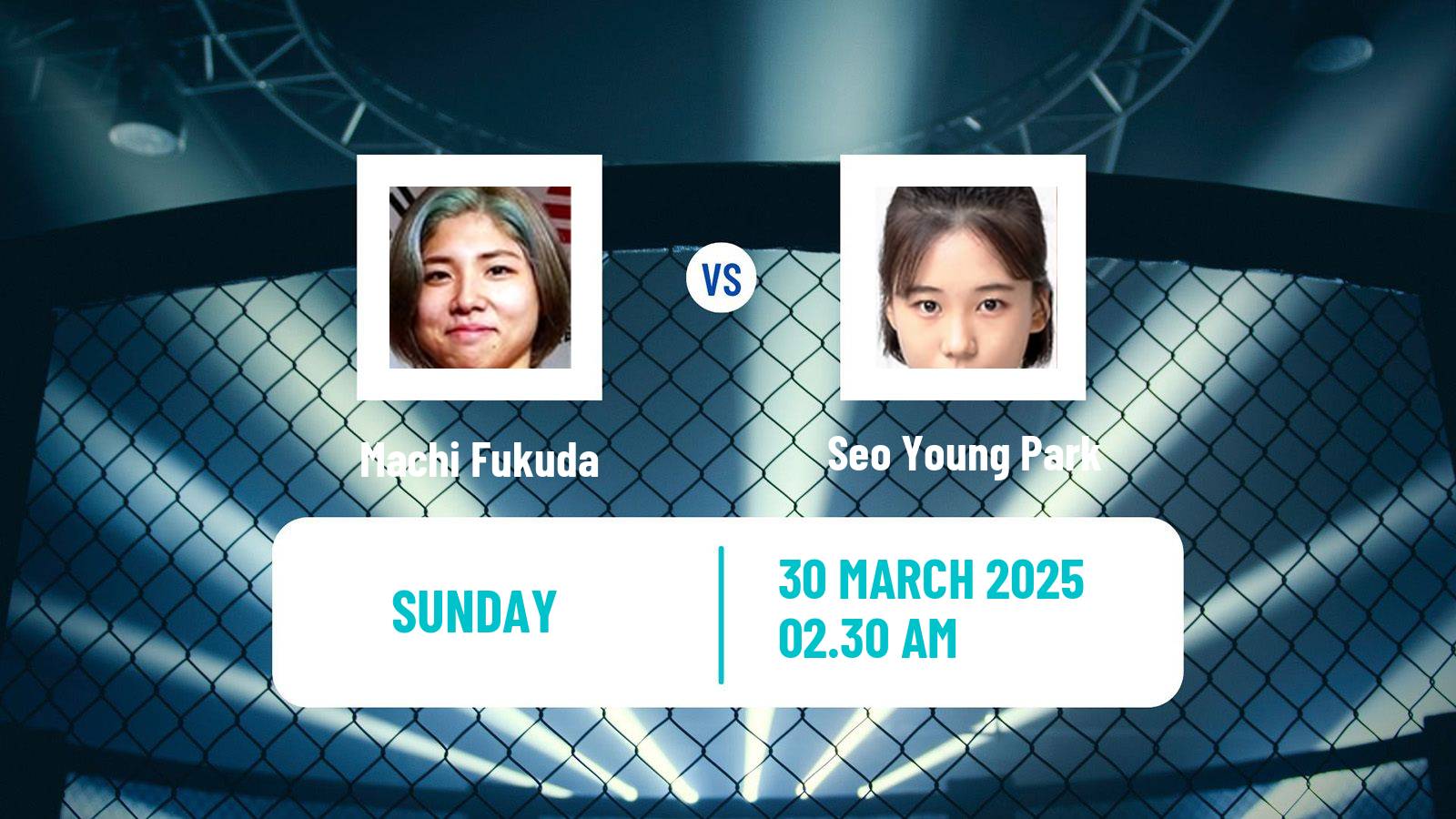 MMA Strawweight Rizin Women Machi Fukuda - Seo Young Park